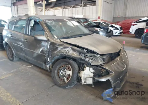 2007 Pontiac Vibe из США, поврежденный, VIN 5Y2SL65817Z424746